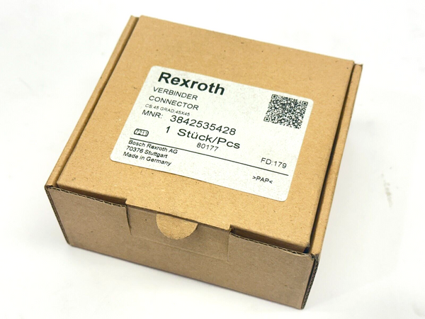 Bosch Rexroth 3842535428 Connector 45 Degree 45 x 45 - Maverick Industrial Sales