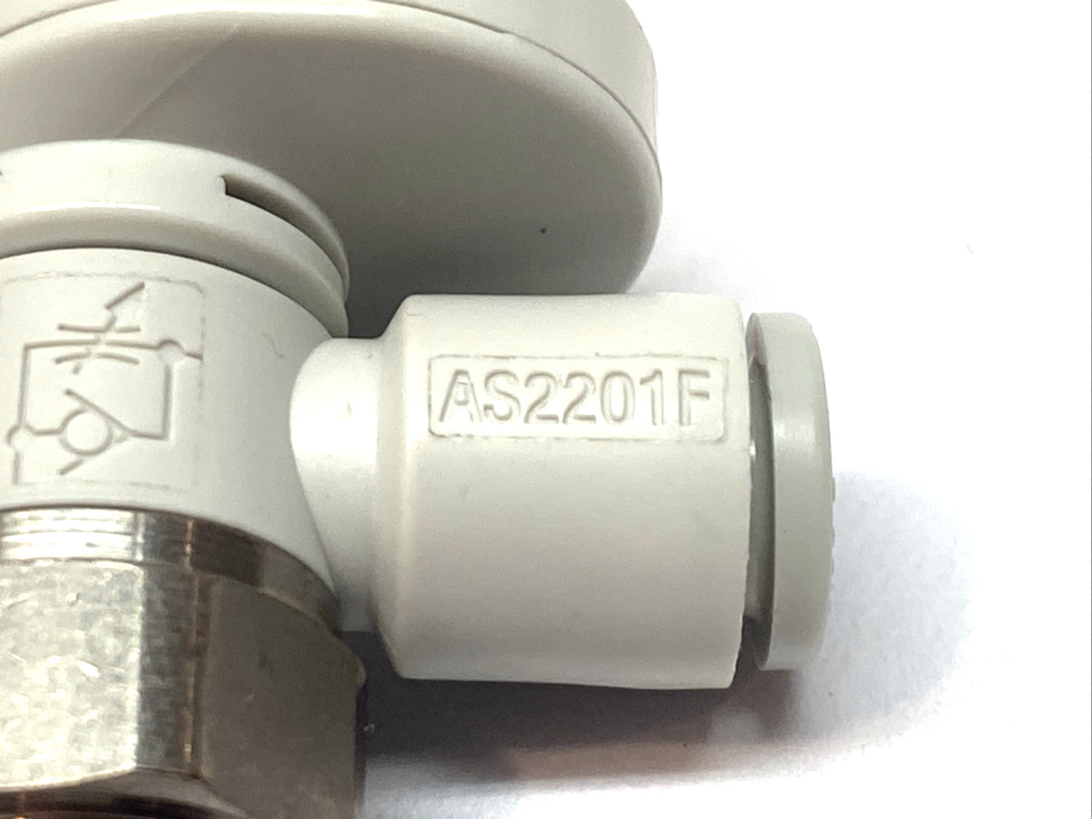 AS2200FS-01-06 | SMC Speed Control Throttle Valve - New – Open box - Maverick Industrial Sales