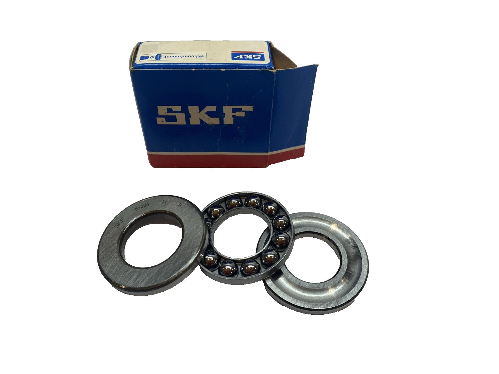 SKF 51204 Single‑Direction Thrust Ball Bearing - Maverick Industrial Sales