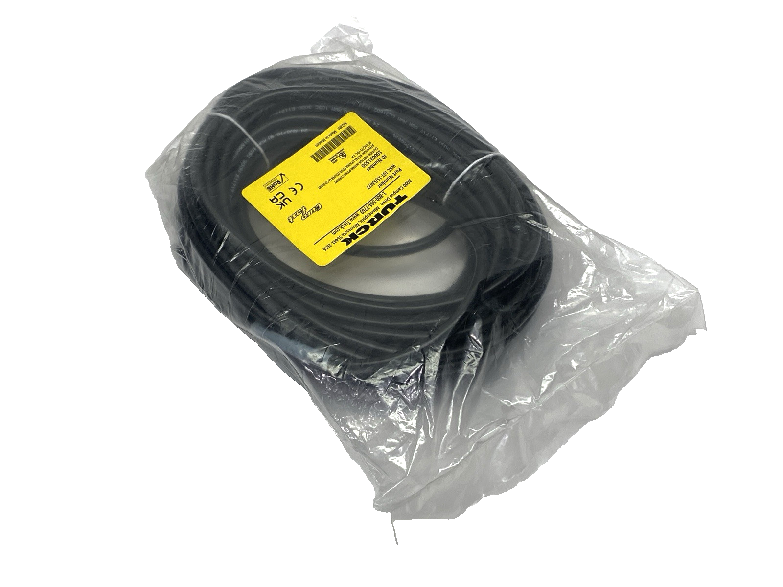 Turck WKC 10T-15/S3477 Single-Ended Cordset M12 Female Connector 100031550 - Maverick Industrial Sales
