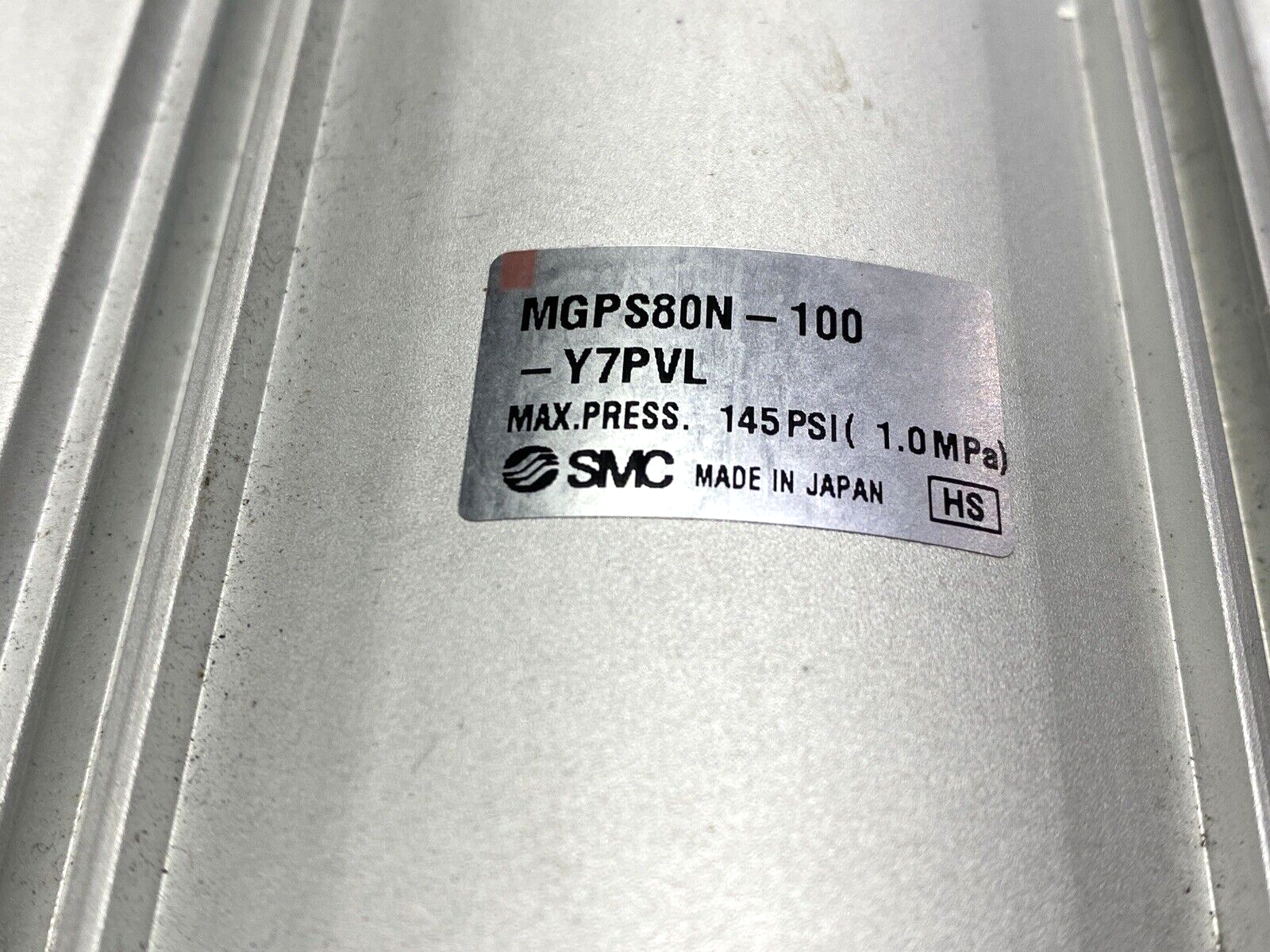 SMC MGPS80N-100-Y7PVL Pneumatic Cylinder 80mm Bore 100mm Stroke - Maverick Industrial Sales