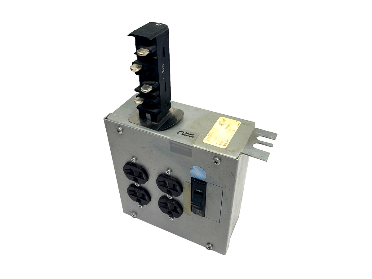 StarLine CB100NE12-520Q-4 Track Busway Tap Box 20A 208Y/120, 120V Load, 4-Outlet - Maverick Industrial Sales