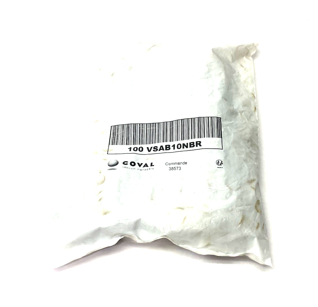 VSAB10NBR | Coval Bellows Suction Cup, Black, 11mm Diameter, PKG OF 100 - New - Maverick Industrial Sales