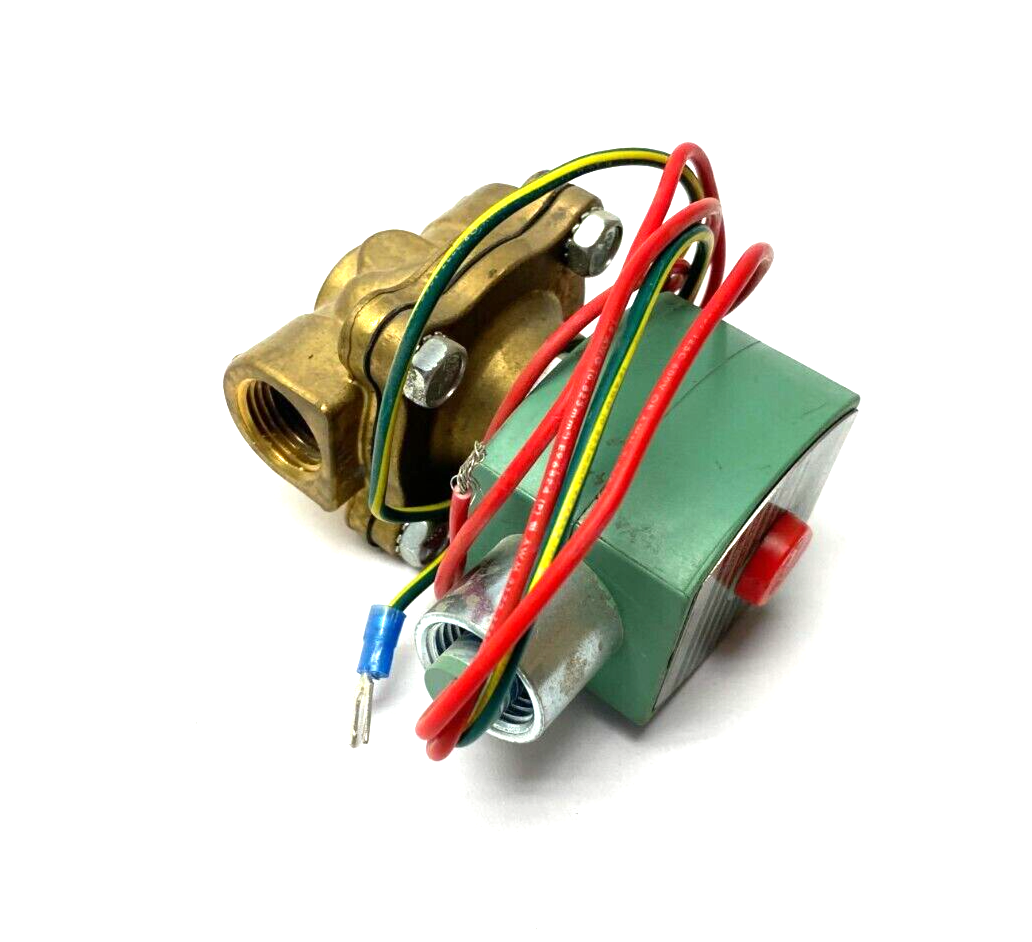 Asco 8210G094N Red Hat II 2-Way Solenoid Valve 120VAC 5/8" Orifice 1/2" NPT - Maverick Industrial Sales