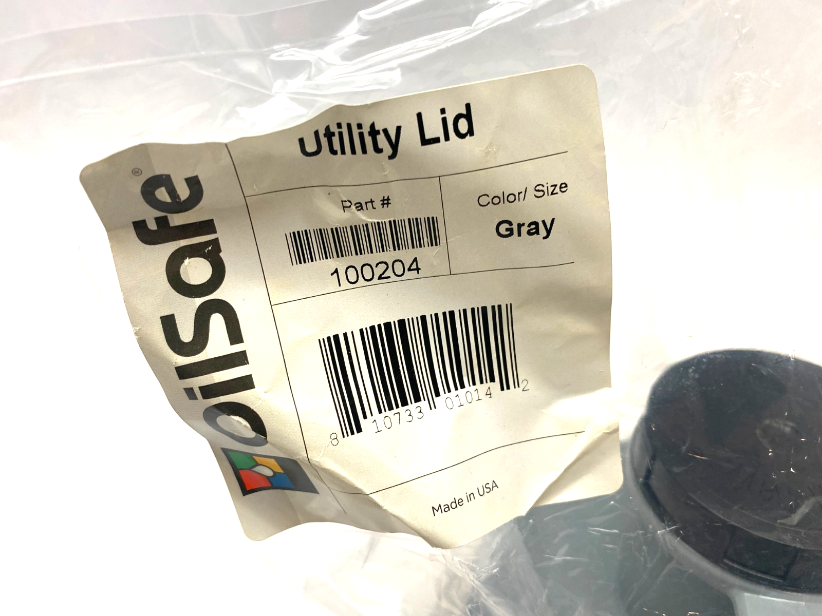 100204 | Oilsafe Multipurpose Utility Lid, Gray, 48mm Opening - New - Maverick Industrial Sales
