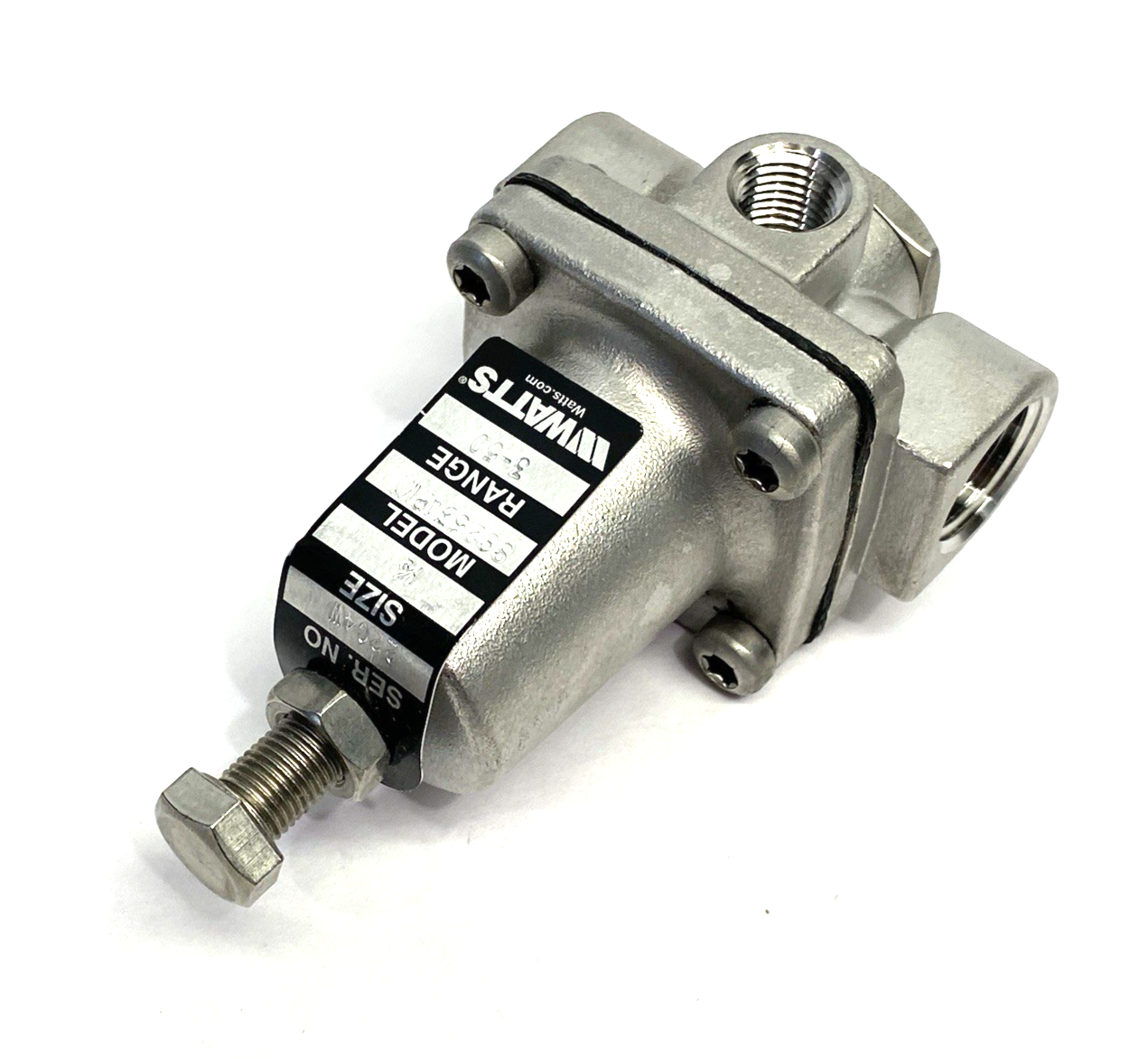 SS263APM1-3-50 1/2 | Watts SS 3-Way Small Water Pressure Regulator, NPTF 0335077 - New – Open box - Maverick Industrial Sales