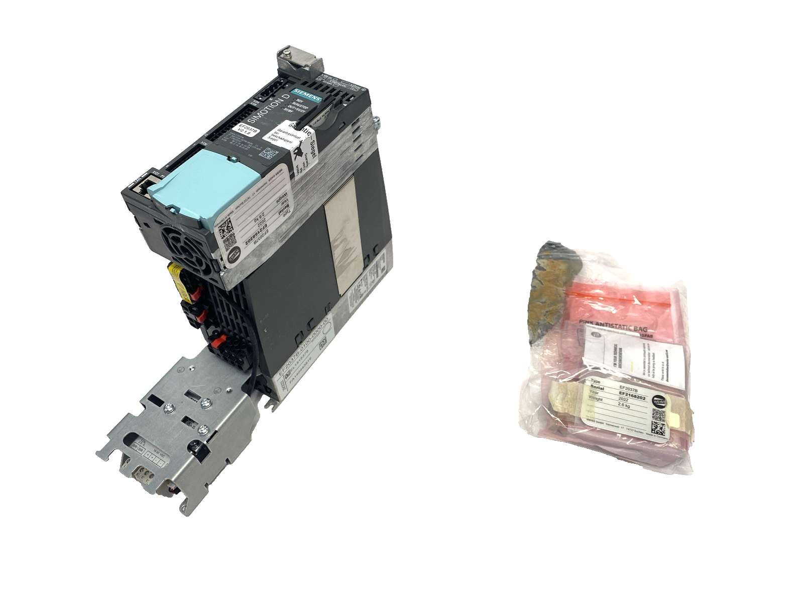 EF2037B-0100-0000-00 | Siemens EF2037B Weiss Rotary Indexing Table Controller 6SL3210-1PB13-0UL0 - New – Open box - Maverick Industrial Sales