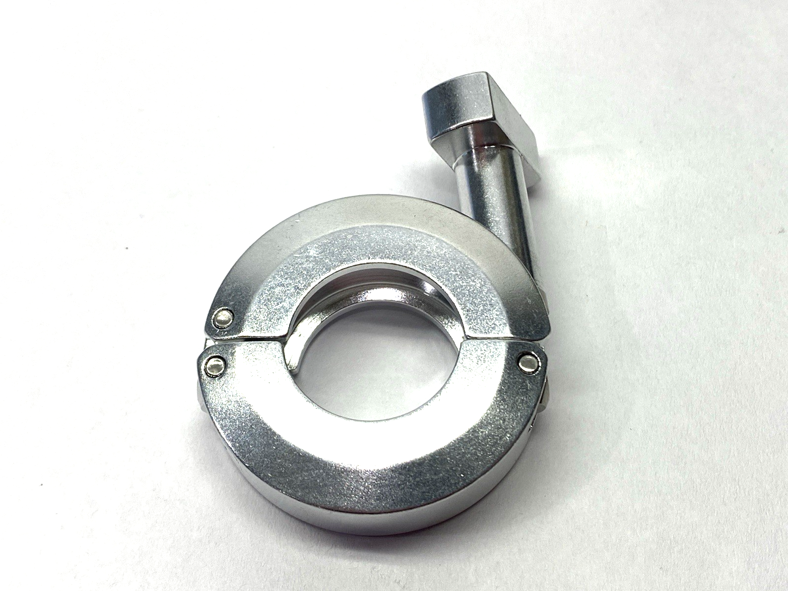 Aluminum Flanged O-Ring Conical Reducer 40mmx30mm Flange 22mm x 16mm ID w/Clamps - Maverick Industrial Sales