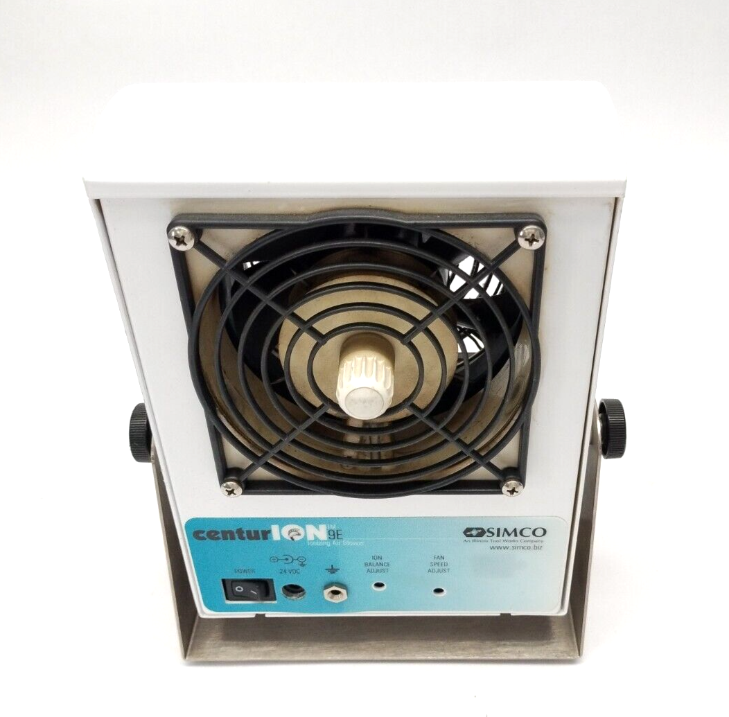 Simco 4009408 CenturION 9E Single Fan Ionizing Air Blower 24VDC 0.6A 15W - Maverick Industrial Sales