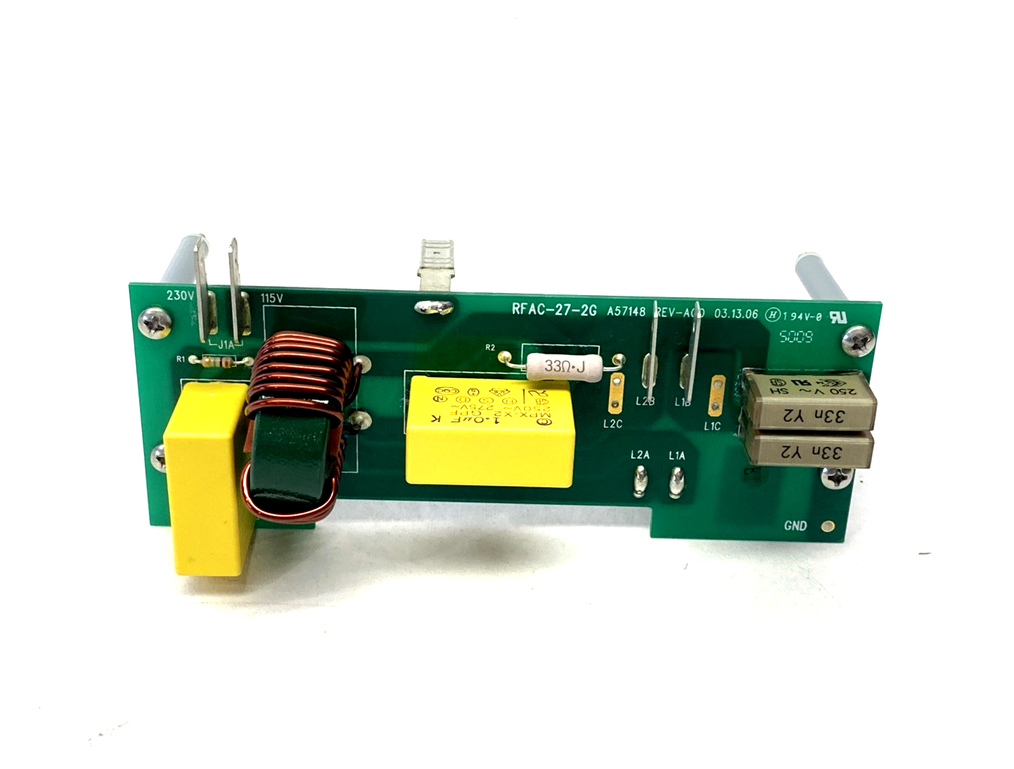 KB Electronics 9512G Penta Power AC Line Filter RFAC-27DS RFAC-27-2G - Maverick Industrial Sales