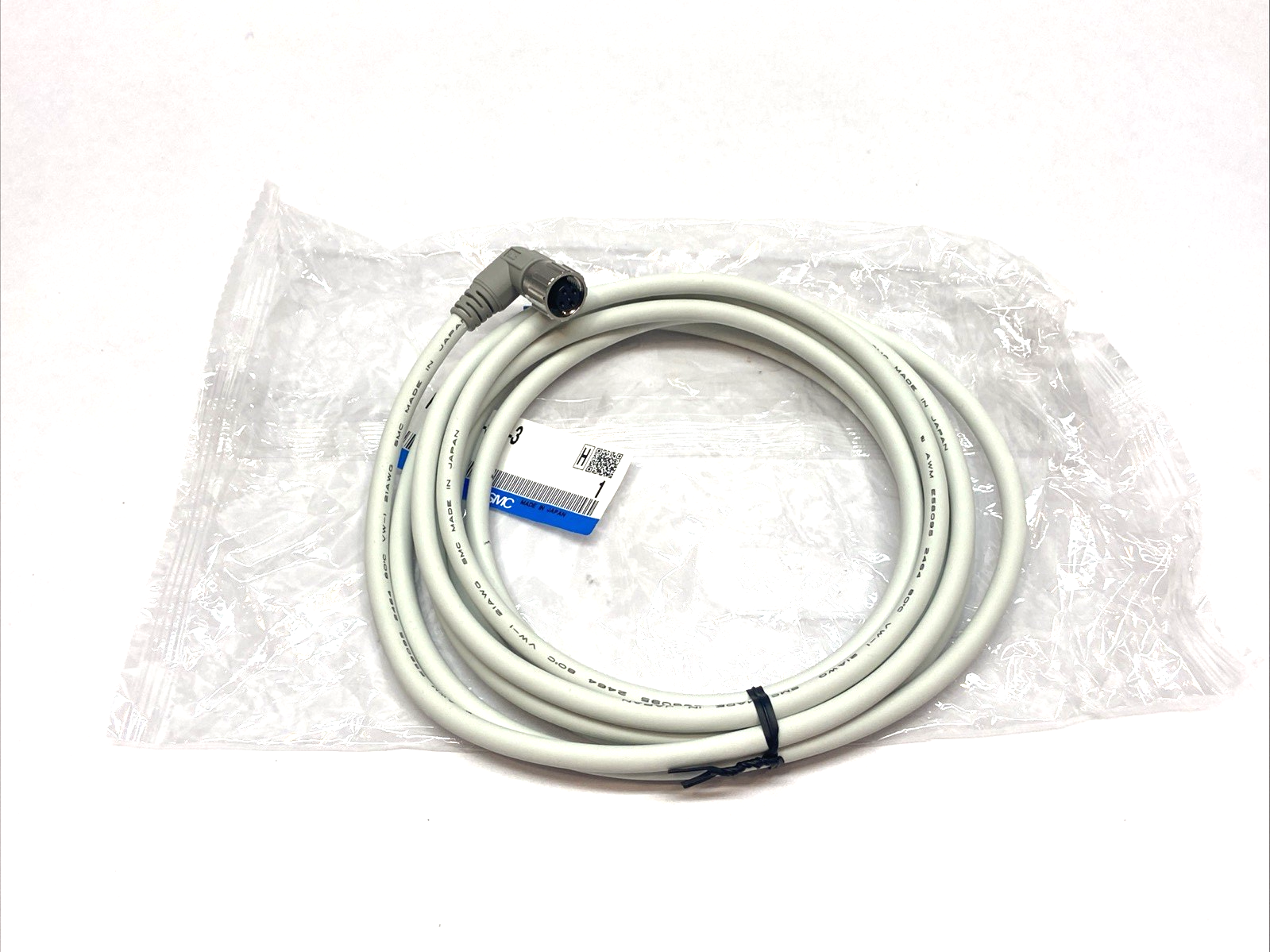 SMC P398020-501-3 Power Cable ITV Regulator Right Angle 3m Cord - Maverick Industrial Sales
