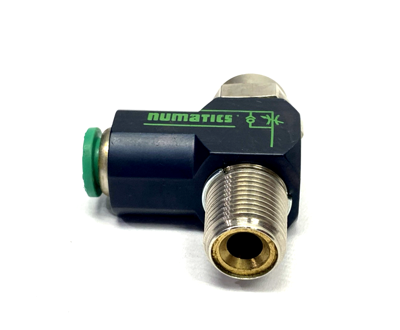 Numatics 3FPRN12 Pneumatic Flow Control Fitting, 3/8" Tube OD 3/8" NPT LOT OF 3 - Maverick Industrial Sales