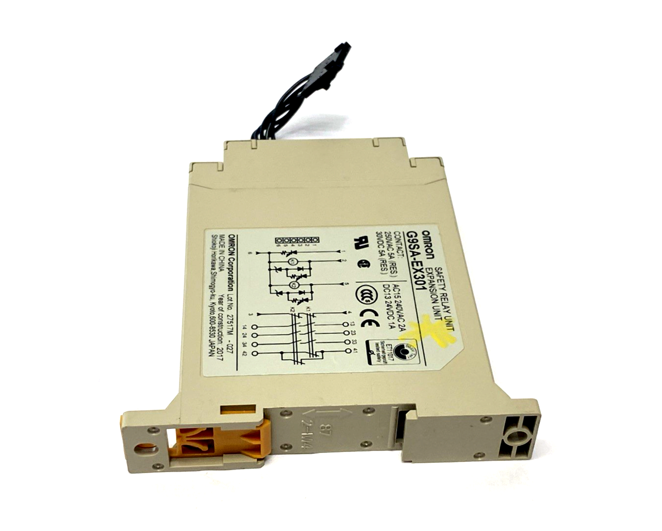 G9SA-EX301 | Omron Safety Relay Unit Output Expansion - Used - Maverick Industrial Sales