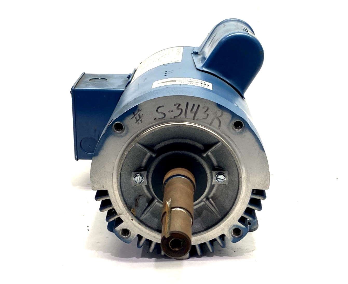 Z403 | Marathon Motor 1PH 1-1/2 HP 115/208-230V UVJ 145TCDR5328AE P, BENT FOOT - Used - Maverick Industrial Sales