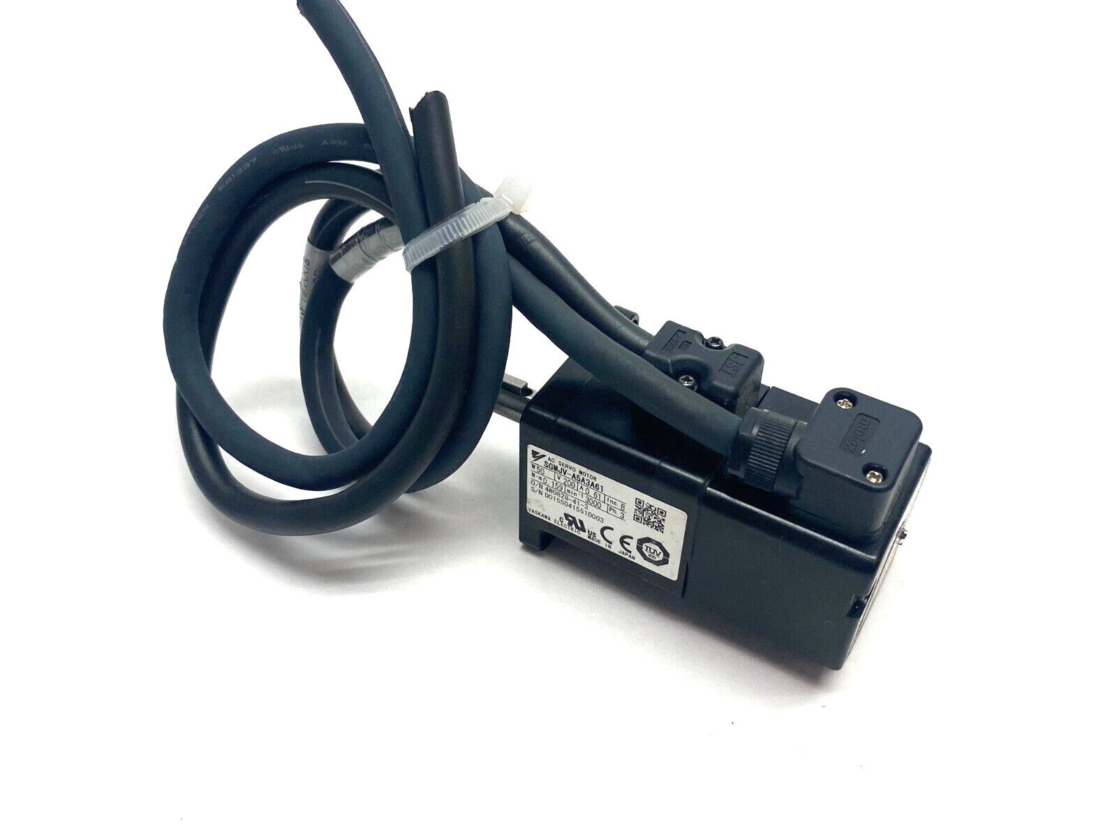 Yaskawa SGMJV-A5A3A61 AC Servo Motor 3-Phase 200V 0.61A 50W 3000rpm - Maverick Industrial Sales