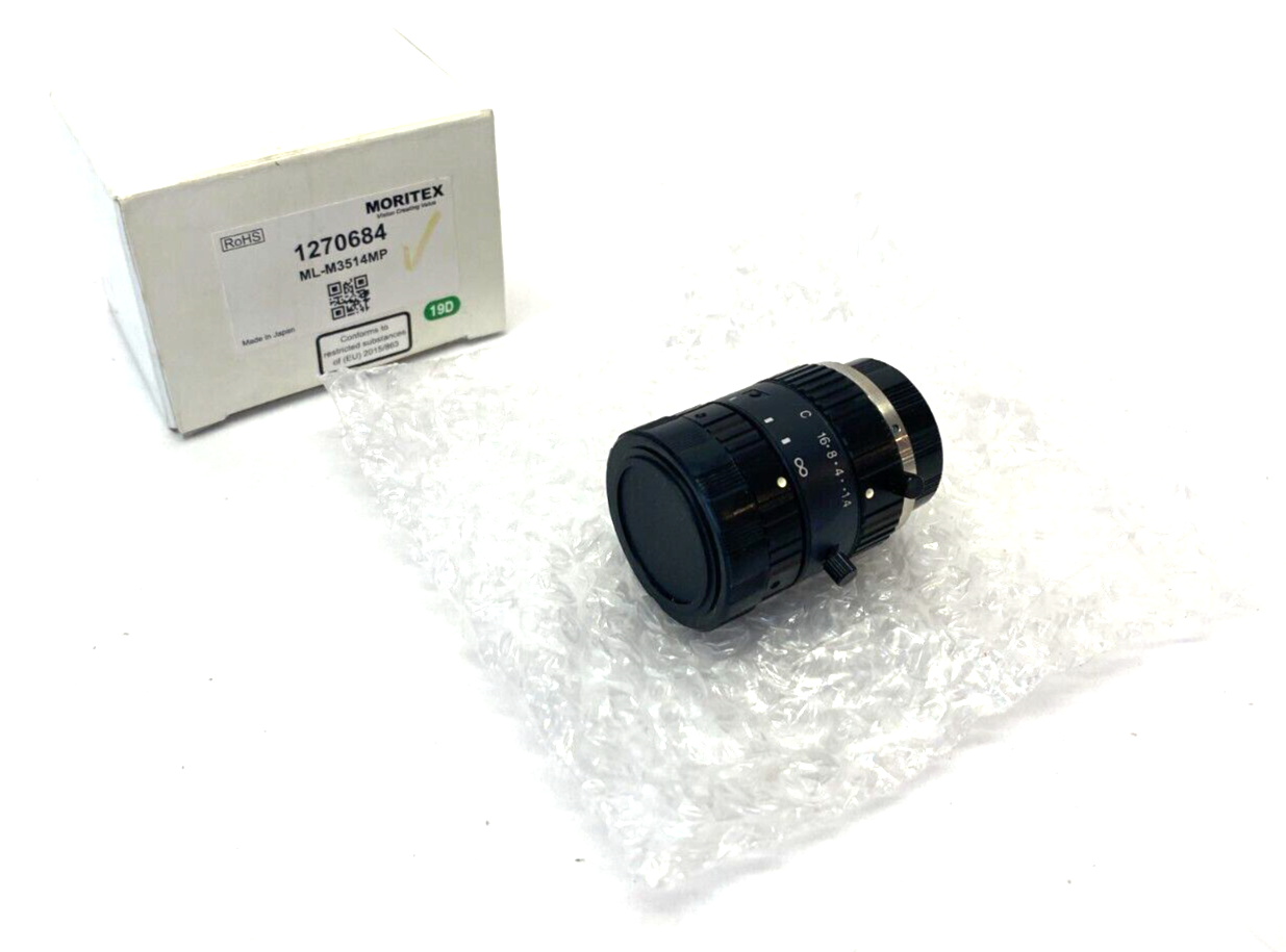 Moritex ML-M3514MP Mega-Pixel CCTV Camera Lenses 35mm Focal Distance 1270684 - Maverick Industrial Sales