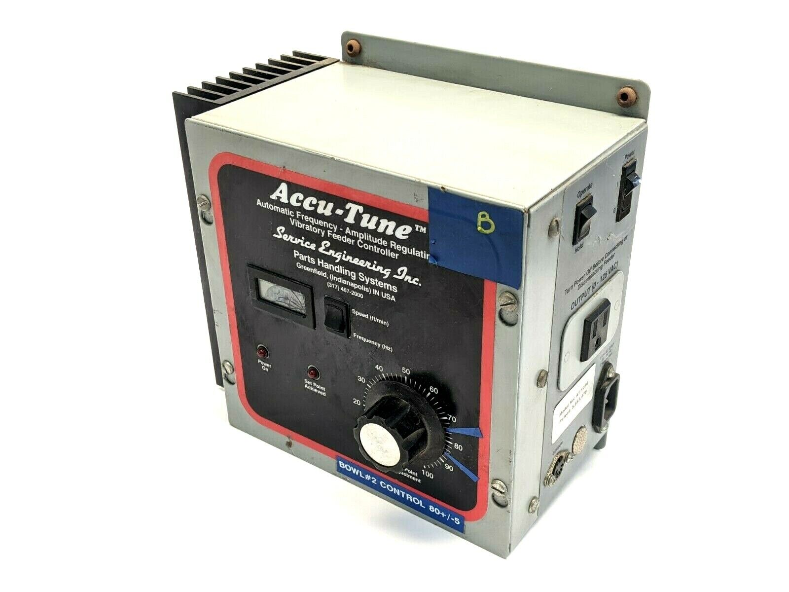 Service Engineering AT-1050 Vibratory Feeder Control CRACKED DISPLAY - Maverick Industrial Sales