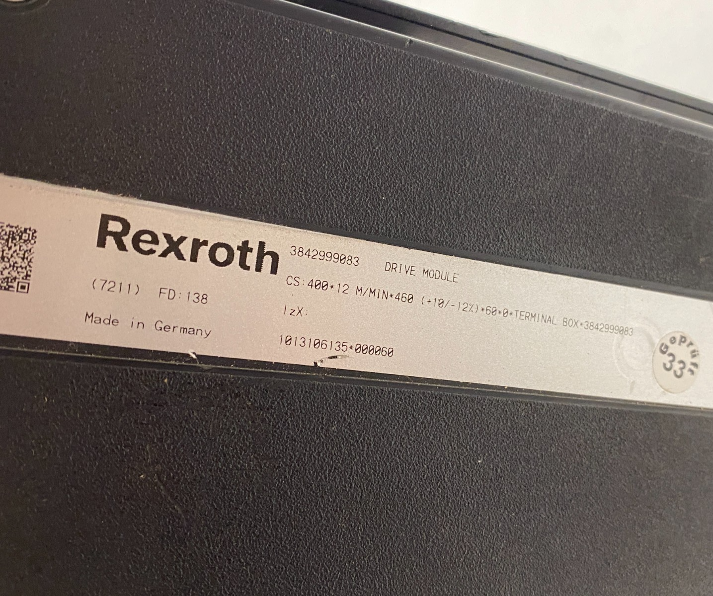 3842999083 | Bosch Rexroth Drive Module AS 2/B-150 MA=M - Used - Maverick Industrial Sales