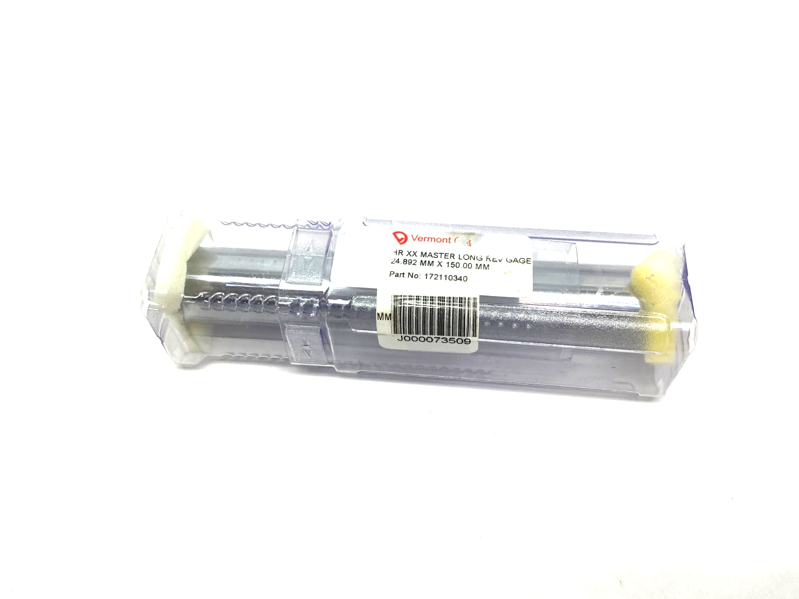 Vermont Gage 172110340 CHR XX Reversible Long Master Gage 24.892mm x 150.00mm - Maverick Industrial Sales