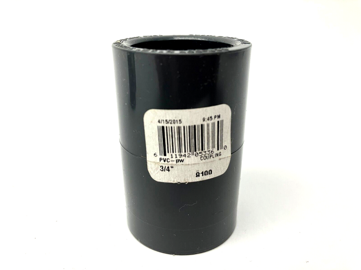 829-007 | Charlotte Pipe Gray Coupling 3/4" PVC SCH80 LOT OF 3 - New – Open box - Maverick Industrial Sales