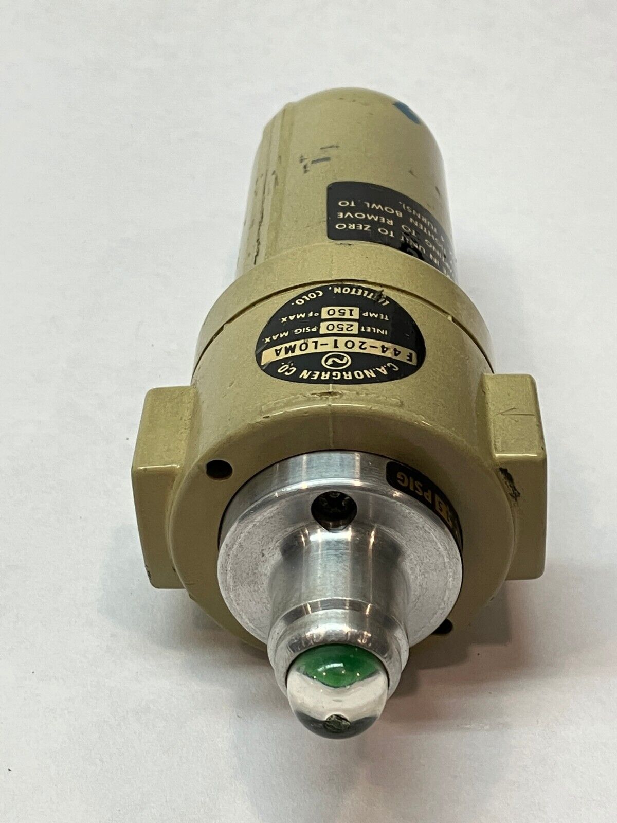 Norgren F44-201-L0MA Pneumatic Filter 250 PSIG Inlet Max, 150 F Temp Max - Maverick Industrial Sales