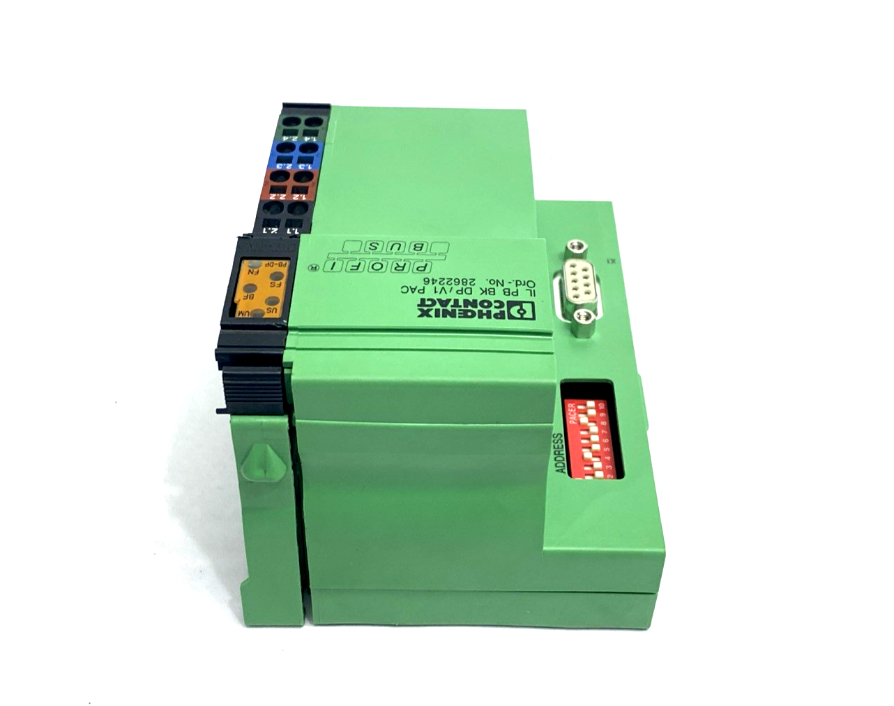 IL PB BK DP/V1-PAC | Phoenix Contact Bus Coupler, PROFIBUS DP, D-SUB-9 2862246 - Used - Maverick Industrial Sales