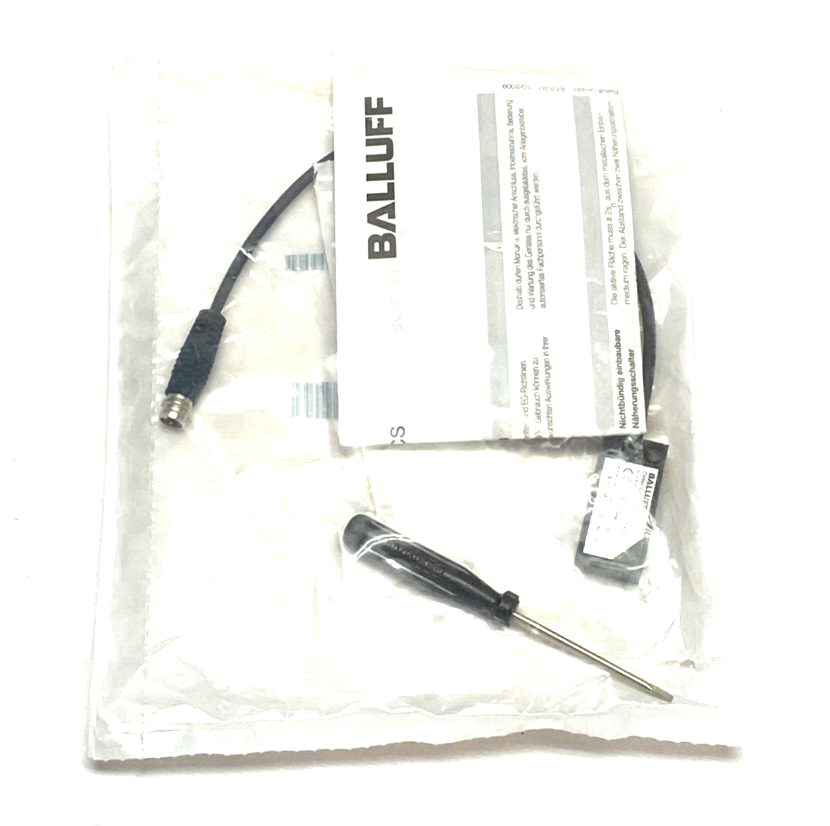 Balluff BCS0055 Flush Capacitive Proximity Sensor BCS R08RR01-PSM80C-EP00,2-GS49 - Maverick Industrial Sales