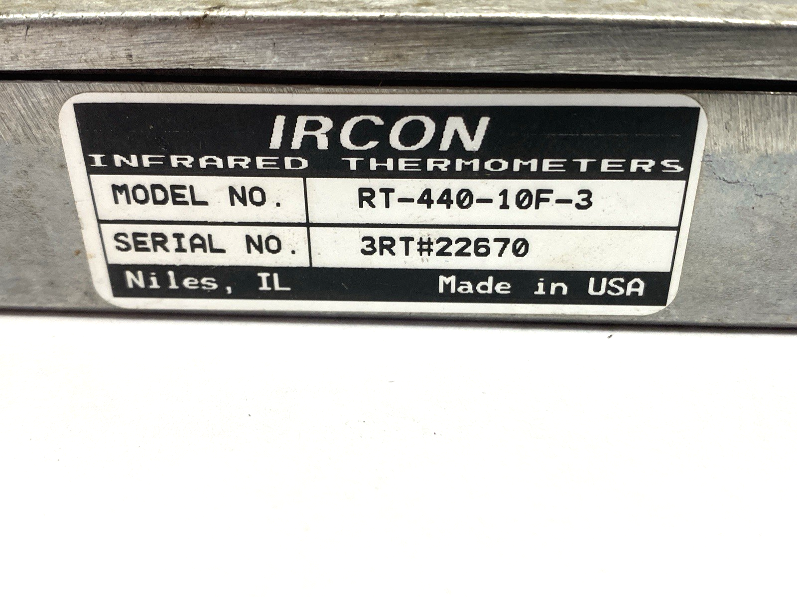 RT-440-10F-3 | IRCON MinIRT Miniature Infrared Thermometer - Used - Maverick Industrial Sales