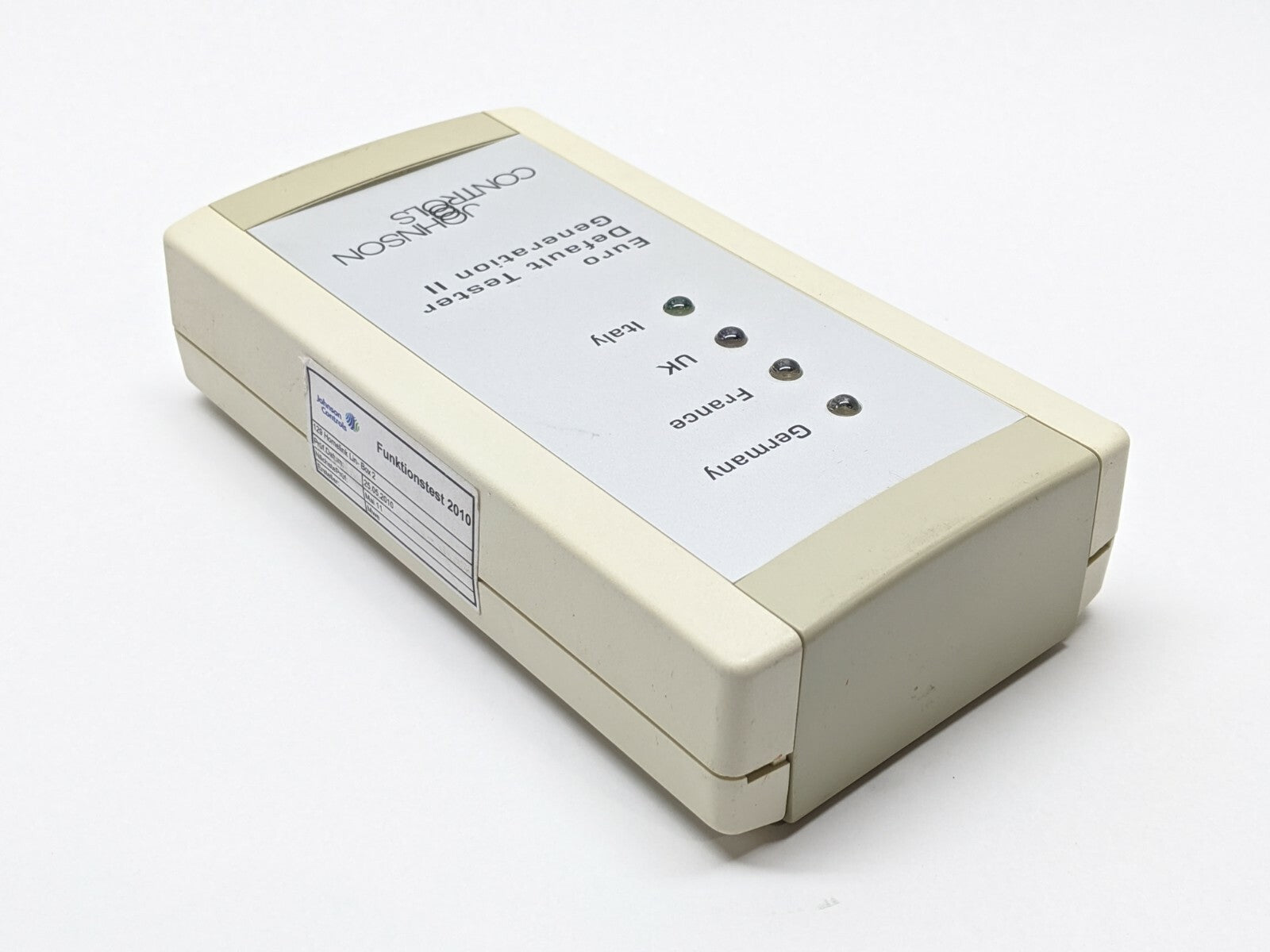 Johnson Controls Euro Default Tester Generation II Funktionstest 2010 - Maverick Industrial Sales