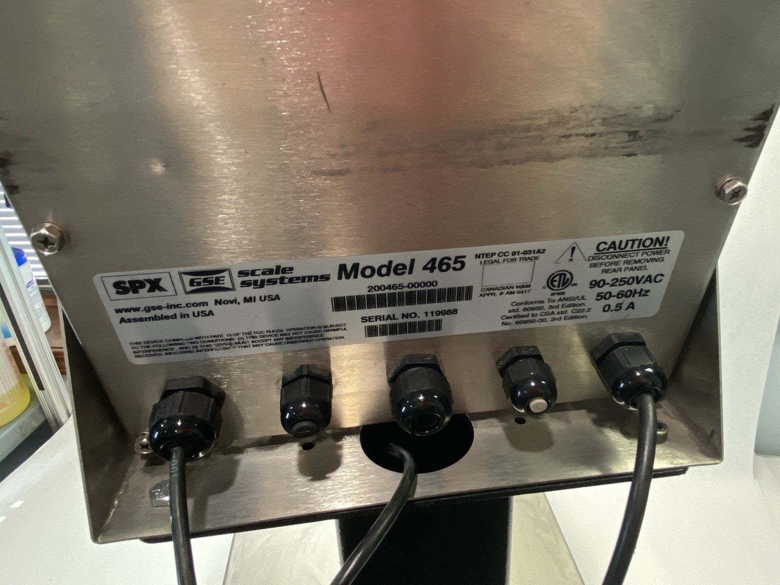 SPX GSE Scale Systems Model 4400 Floating Beam™ Scale Platform Syst 200465-00000 - Maverick Industrial Sales