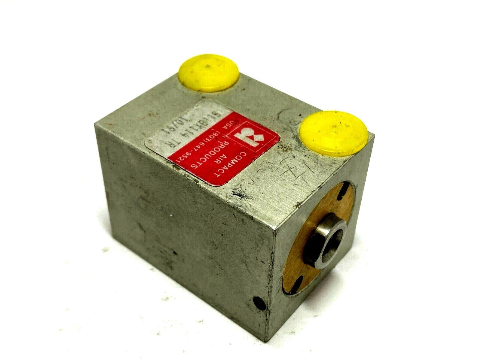 Compact S118X114 Pneumatic Cylinder 1-1/8" 1-1/4" Stroke 1/8" NPT - Maverick Industrial Sales