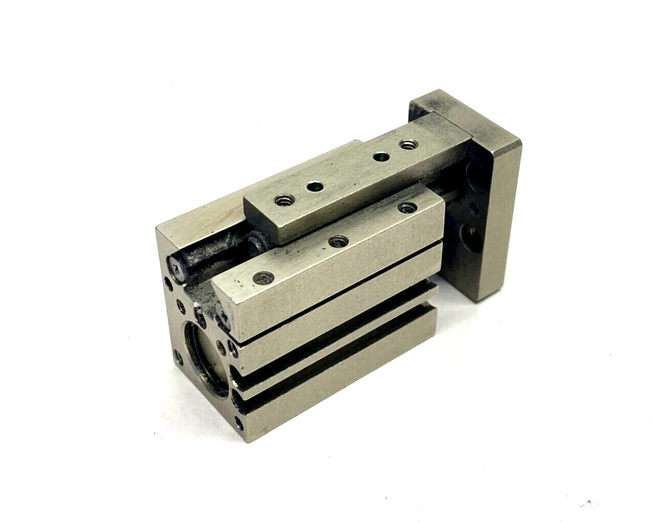 Robohand MPS-1-1 Miniature Rail Thruster Slide 0.438" Bore 0.5" Stroke - Maverick Industrial Sales