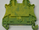 Siemens 8WH1000-0CF07 PE/PEN Terminal Block Green-Yellow LOT OF 25 - Maverick Industrial Sales