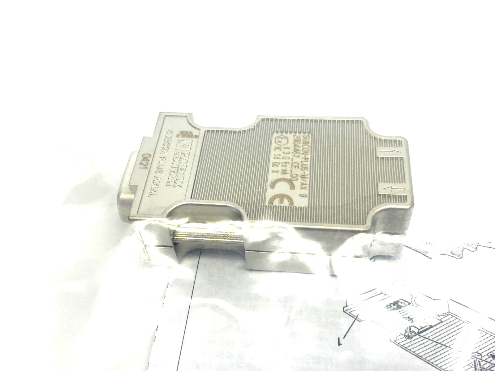 Phoenix Contact SUBCON-PLUS-M/AX 9 D-Sub 9-Position Bus Connector 2904467 - Maverick Industrial Sales