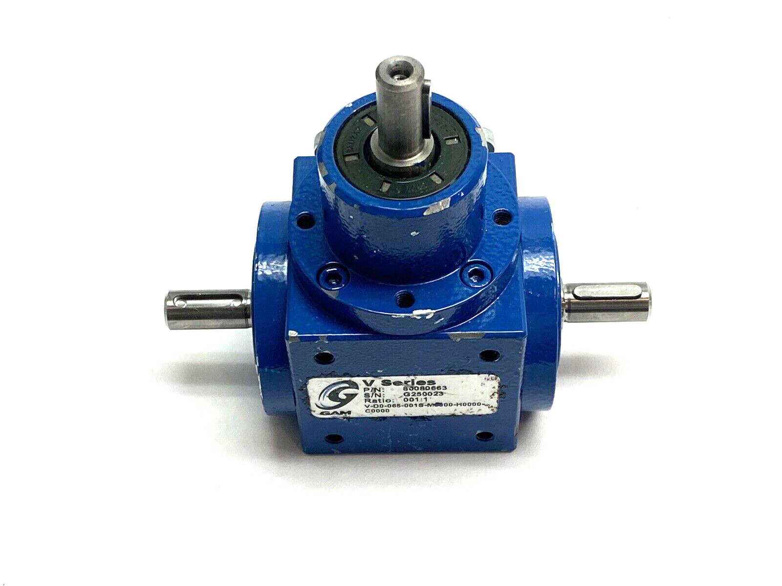 GAM 80080663 Spiral Bevel Gearbox V-D0-065-001S-M0000-H0000-C0000 - Maverick Industrial Sales