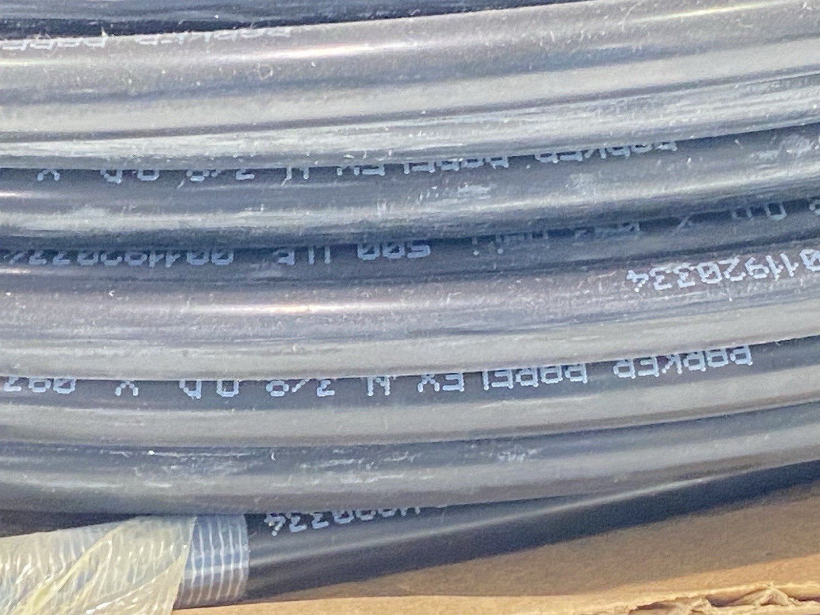 NB-6-093 | Parker Pneumatic Nylon Tubing Black 3/8" OD 250ft Length - New – Open box - Maverick Industrial Sales