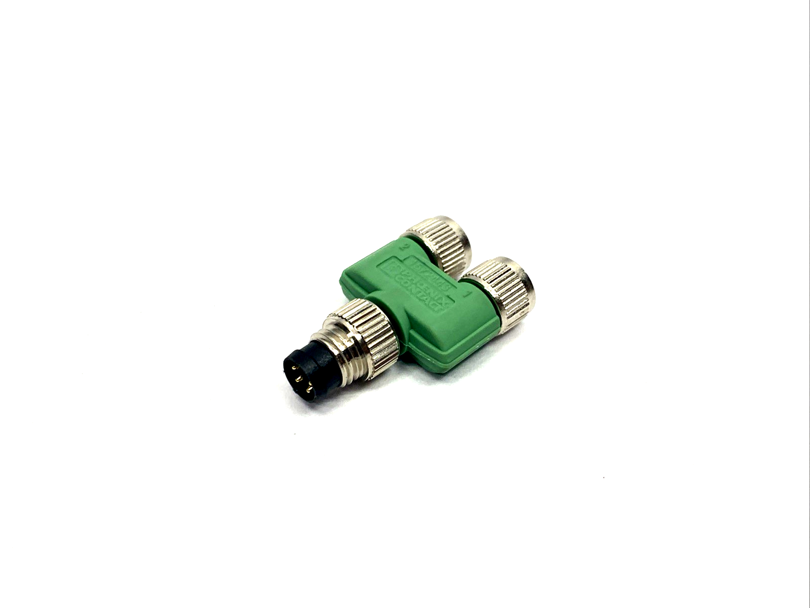 Phoenix Contact SAC-4P-M 8Y/2XM 8FS VP Y-Distributor Connector M8 4-Pin 1572443 - Maverick Industrial Sales