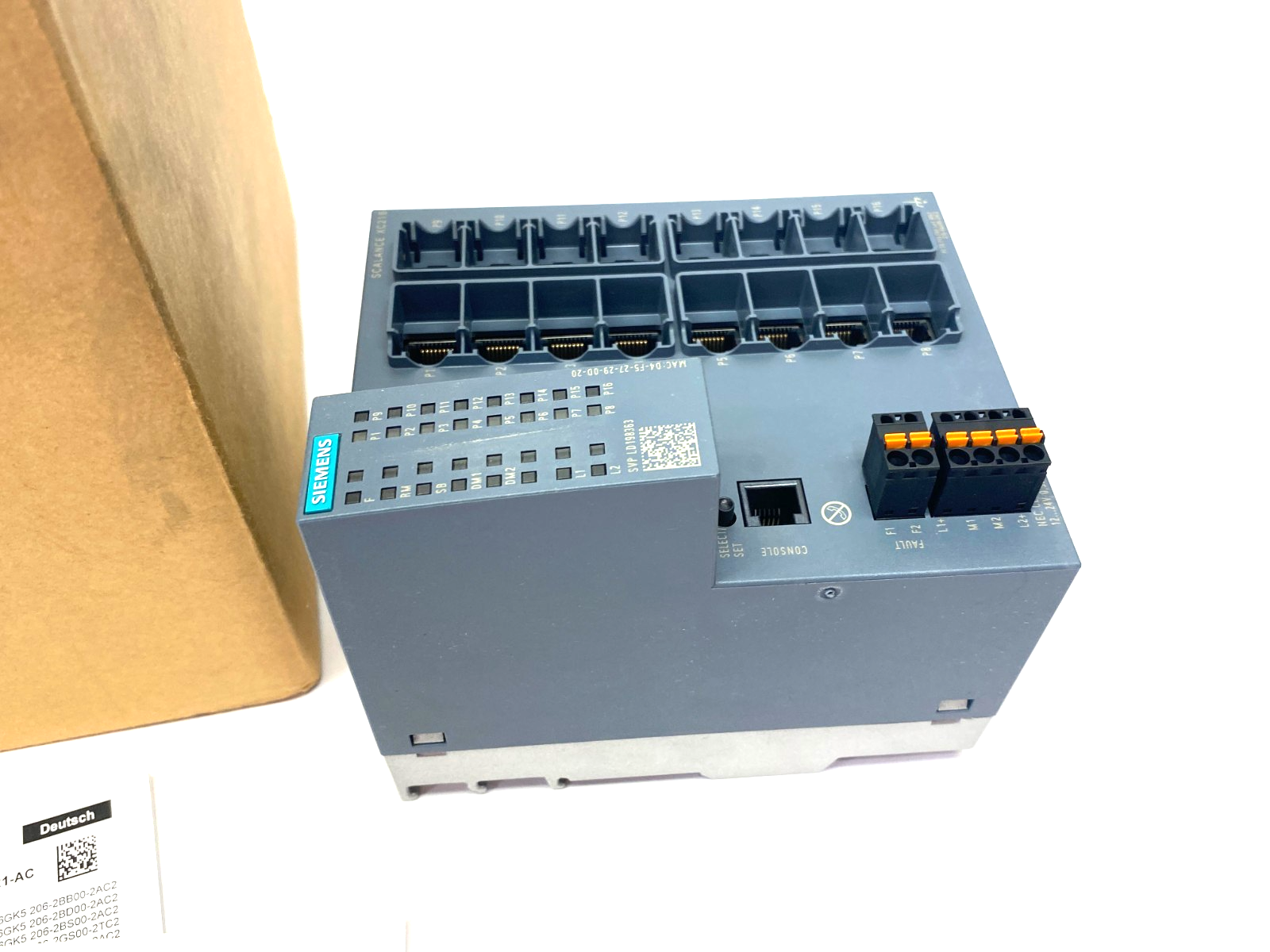 Siemens 6GK5216-0BA00-2AC2 SCALANCE XC216 Manageable Layer 2 IE Ethernet Switch - Maverick Industrial Sales