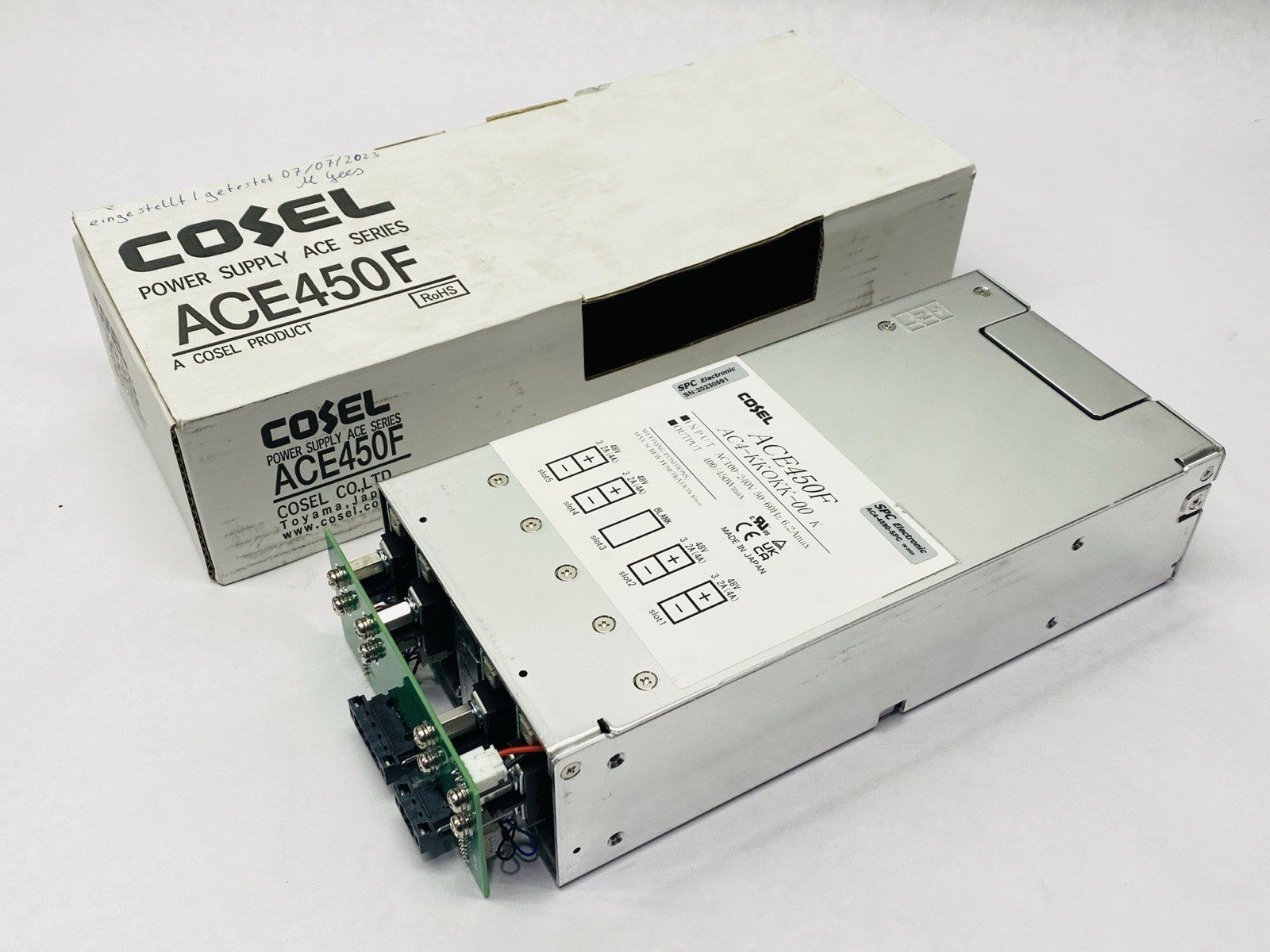 Cosel AC4-VHM2H-00K Modular Power Supply 450W ACE450F - Maverick Industrial Sales