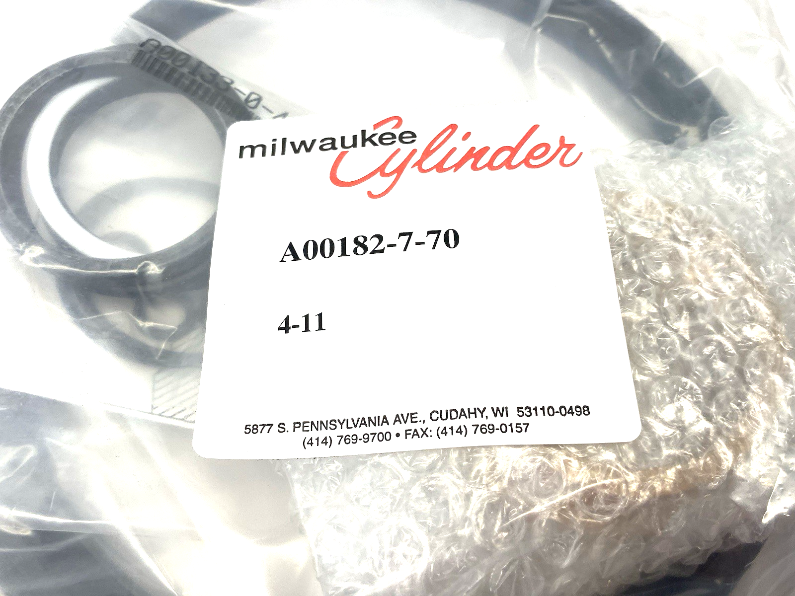 Milwaukee Cylinder A00182-7-70 Repair Kit - Maverick Industrial Sales