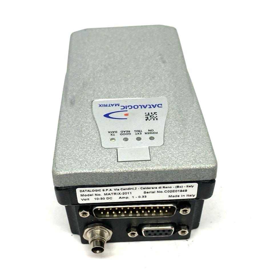 Datalogic MATRIX-2011 Fixed Line Low-Density Code Reader 10-30VDC 1-0.33A - Maverick Industrial Sales