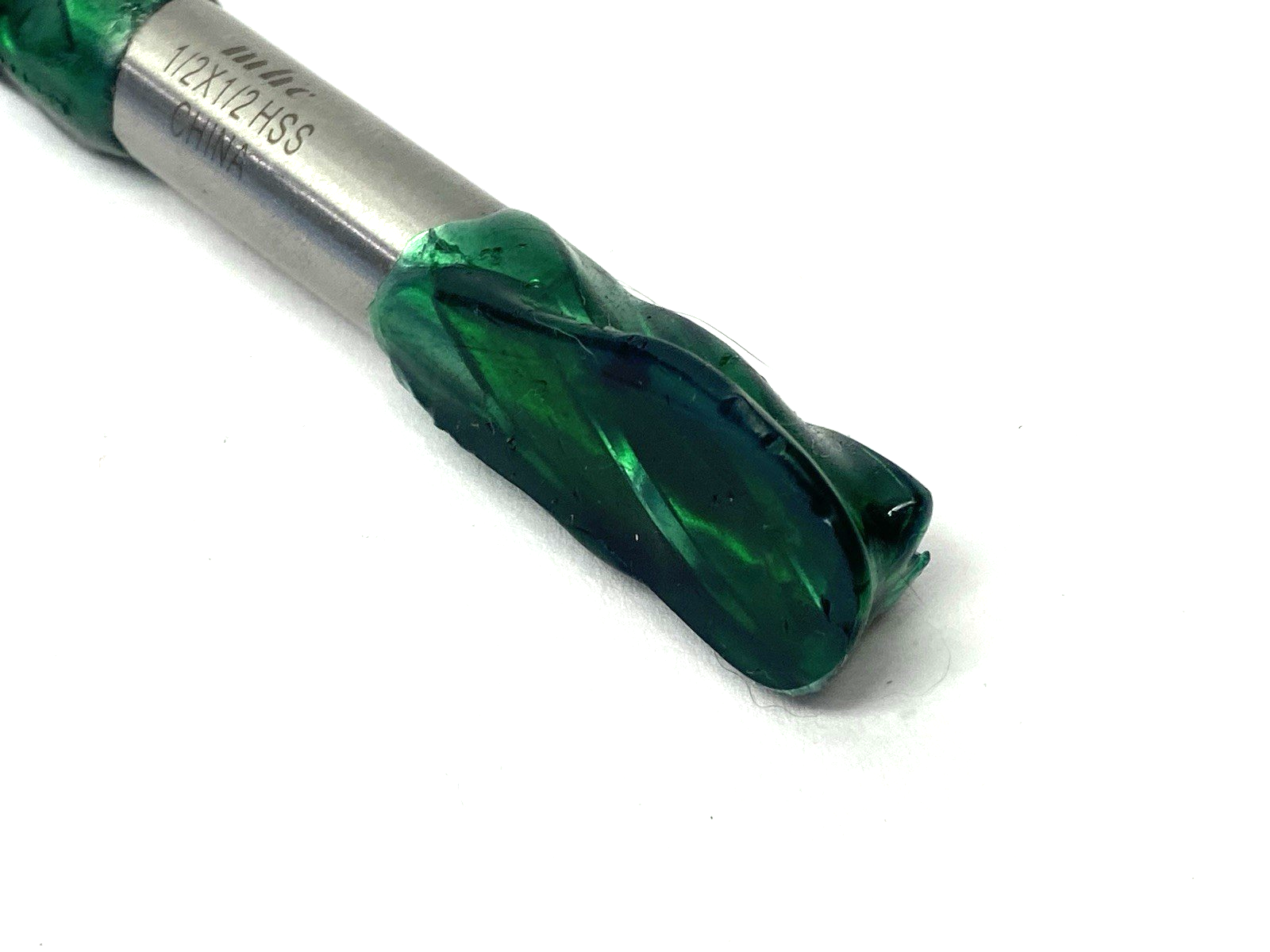 mhc 1/2" X 1/2" HSS 4-Flute End Mill, Double Ended, Centercut - Maverick Industrial Sales