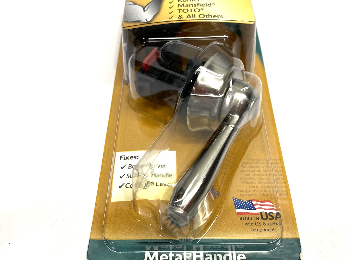 6071 | Korky StrongARM® Toilet Flush Handle and Lever, Faucet Brushed Nickel - Maverick Industrial Sales