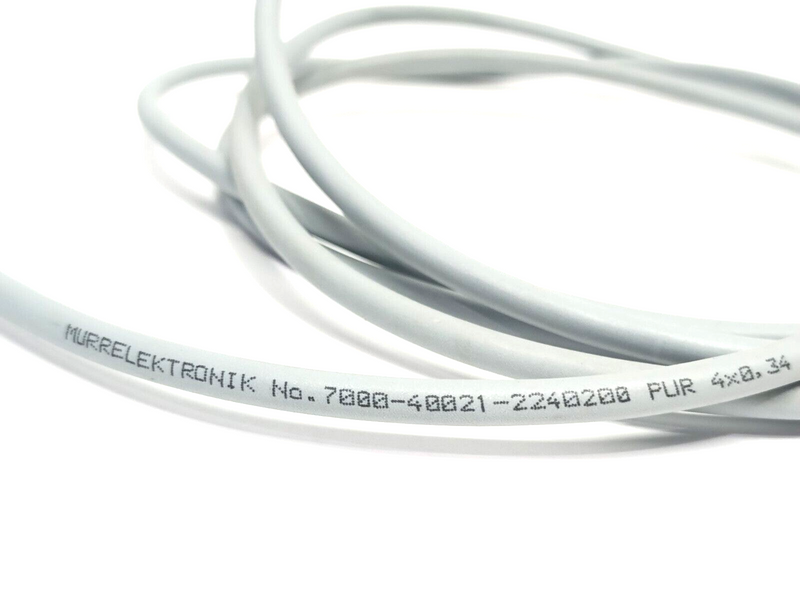 Murr Elektronik 7000-40021-2240200 Connection Cable, M12 Male To Female 4-Pin 2m - Maverick Industrial Sales