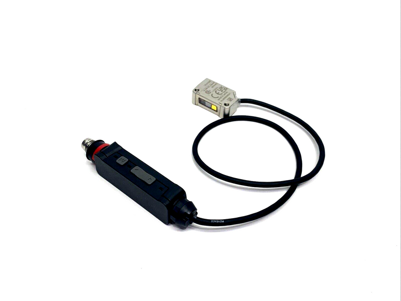 Keyence LR-X100C Compact Laser Sensor, M8 4-Pin Male, 100mm Range - Maverick Industrial Sales