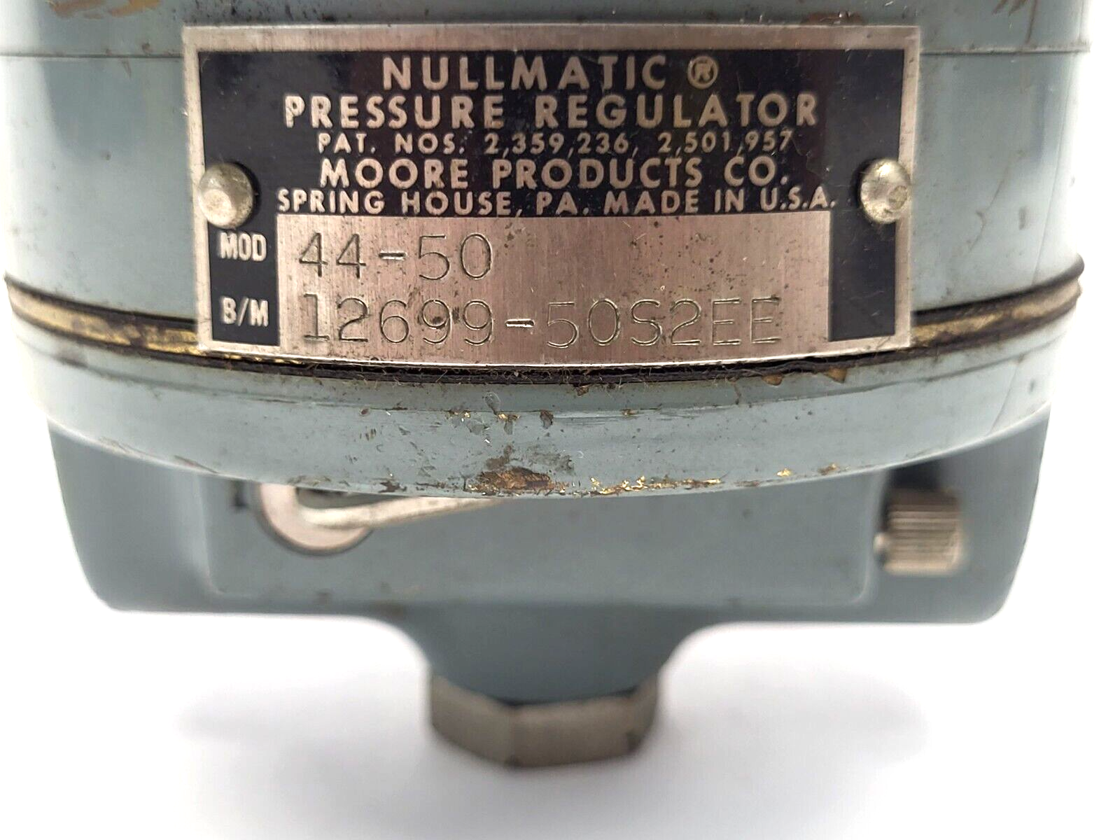 Moore Products 44-50 Nullmatic Pressure Regulator - Maverick Industrial Sales