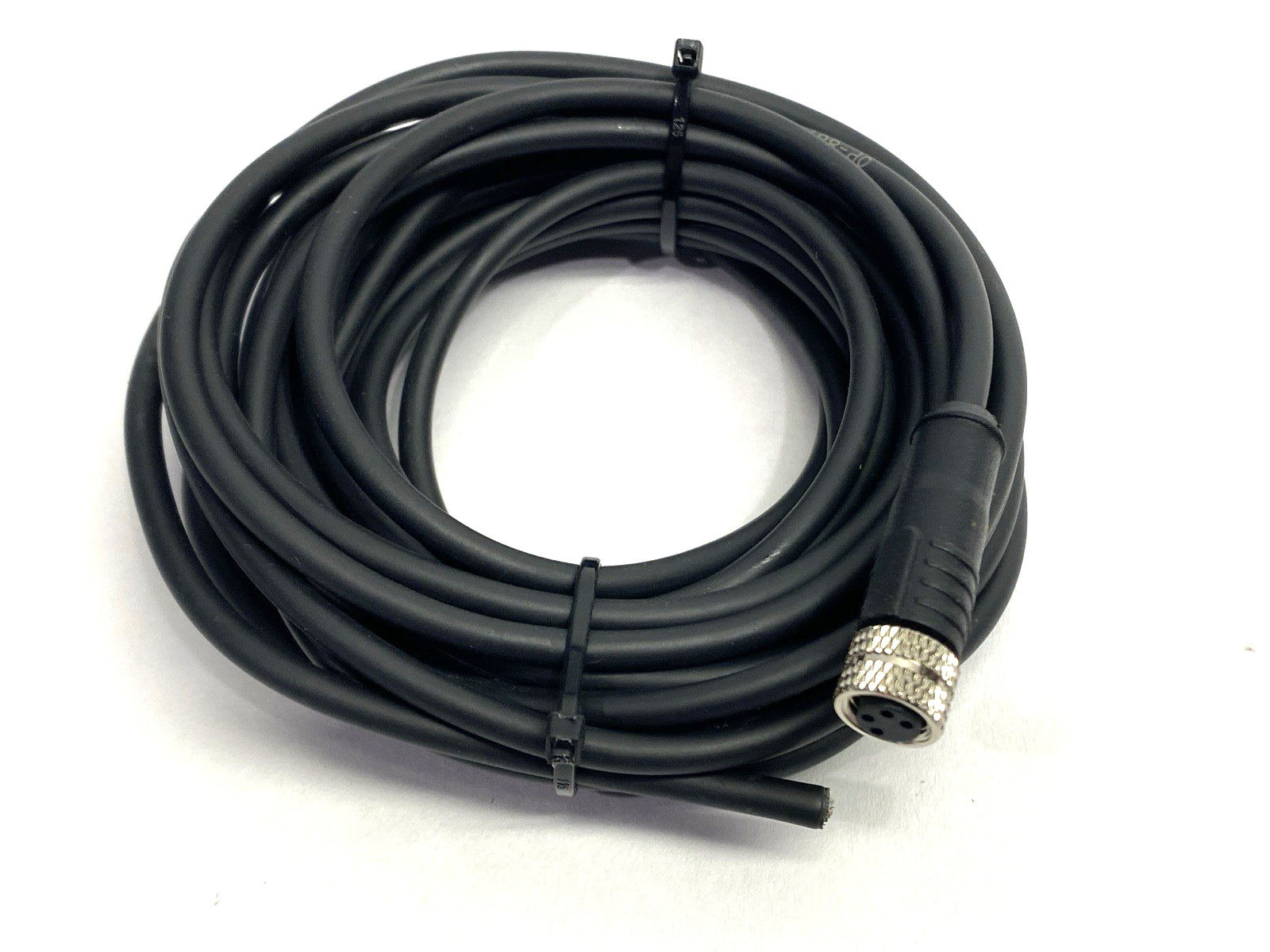 OP-88715 | Keyence Single Ended Female Cordset M8 4-Pin CUT TO 4m - Used - Maverick Industrial Sales