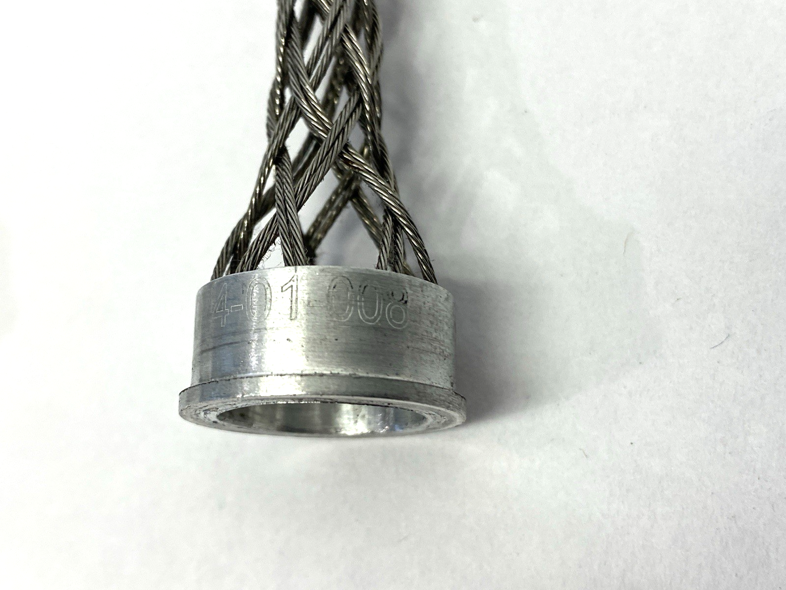 074-01-008 | Kellems Wire Mesh Cord Grip MISSING NIPPLE & THREADED COLLAR LOT OF 2 - Used - Maverick Industrial Sales