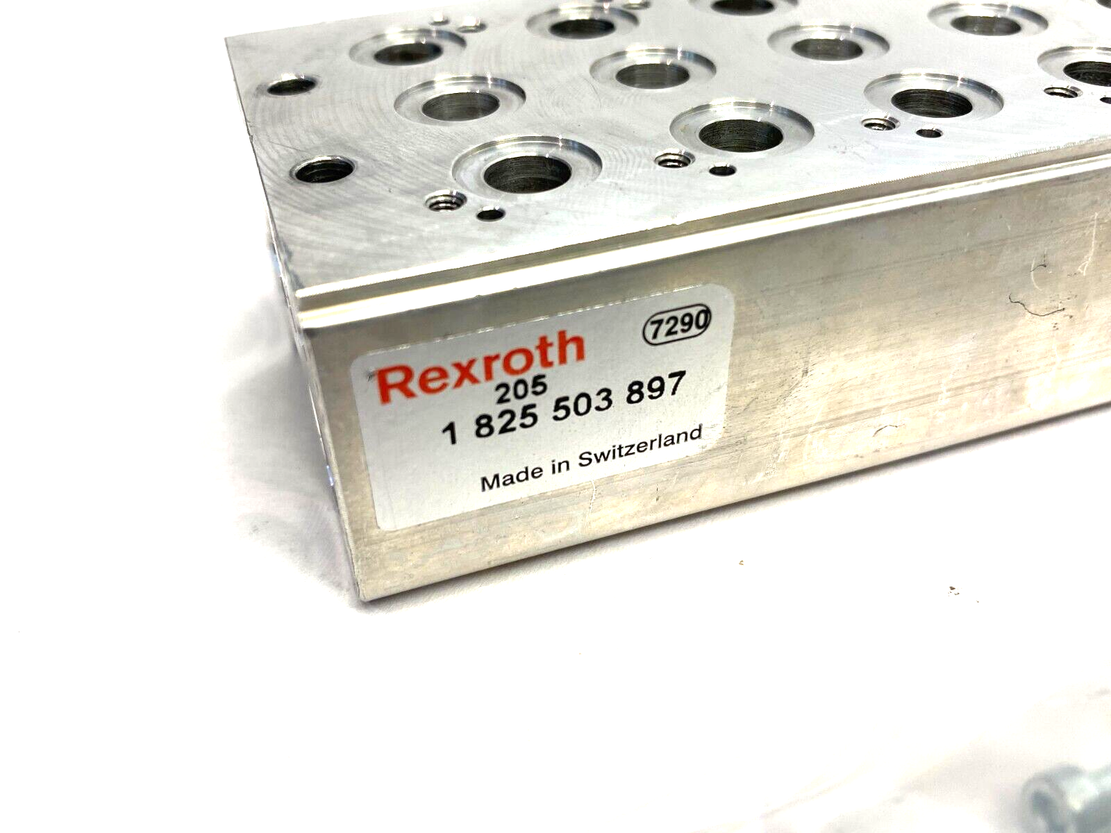 Bosch Rexroth 1825503897 Pneumatic Manifold Assembly Plate 6-Station - Maverick Industrial Sales