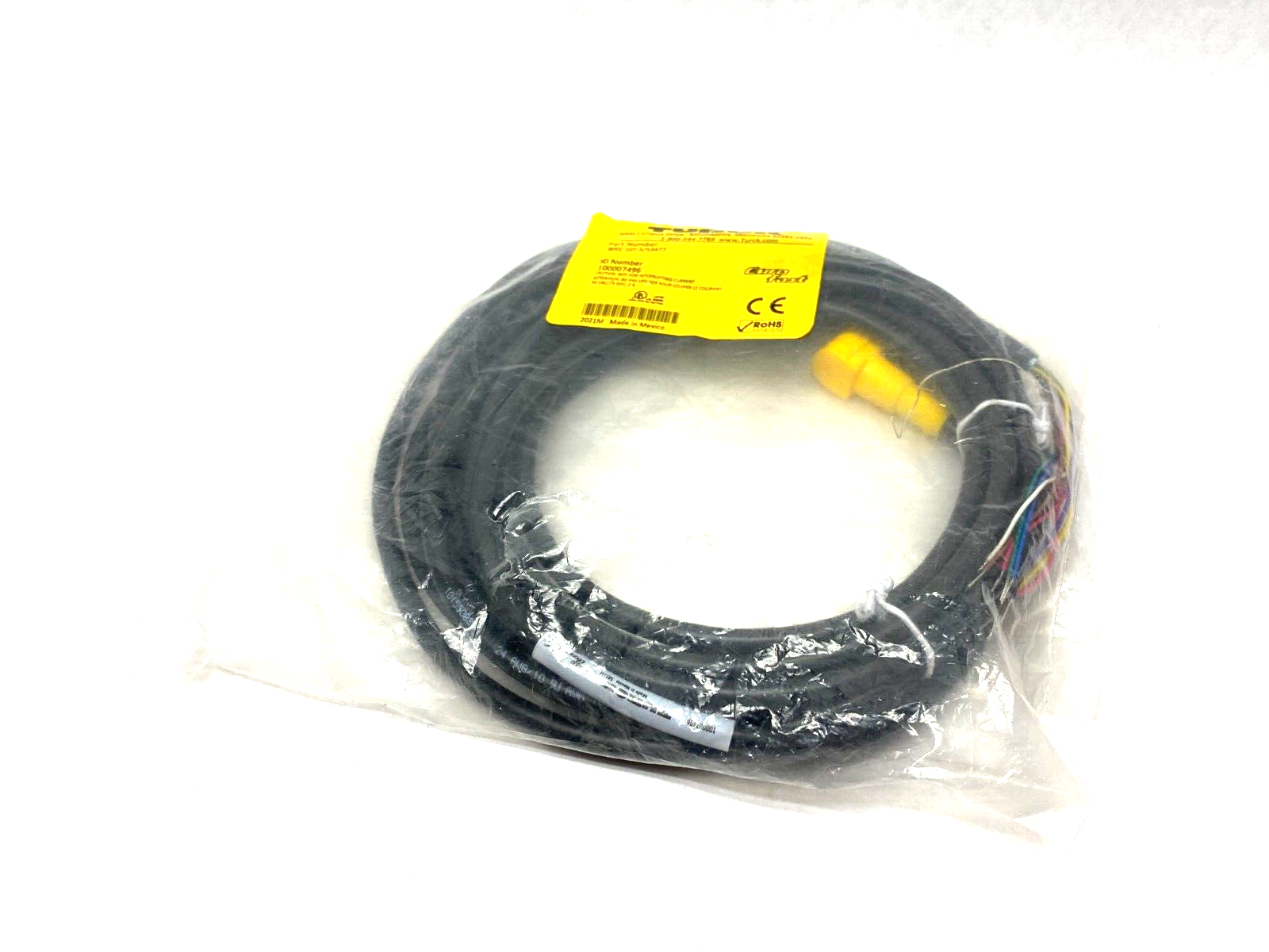 Turck WKC 10T-5/S3477 Eurofast Right Angle Single Ended Cordset 100007496 - Maverick Industrial Sales